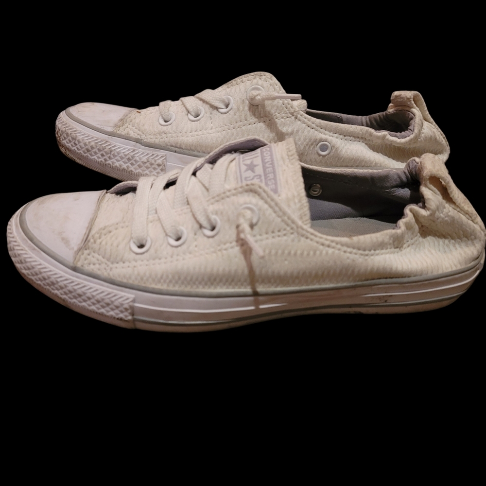 CONVERSE Shoreline White Woven Chuck Taylor Slip On